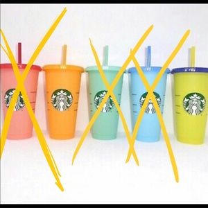 Starbucks color changing cups